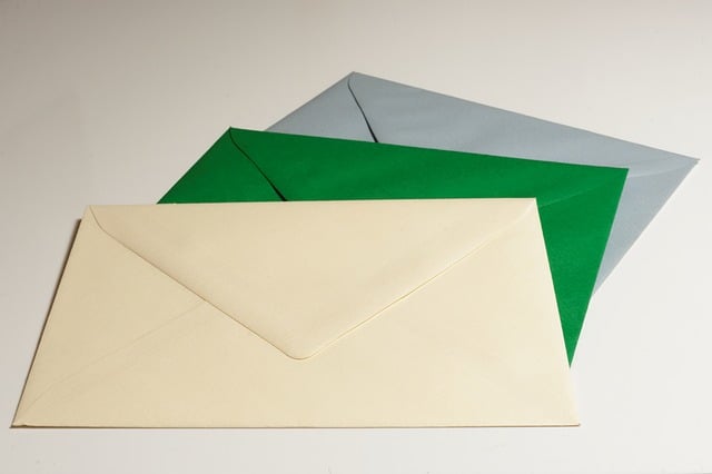 Three envelopes